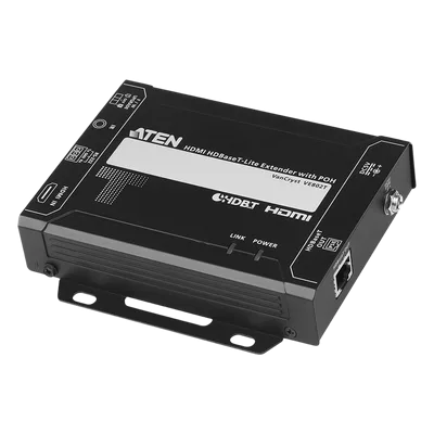 Transmisor HDBaseT-Lite HDMI / PoH / 4K@60Hz a 35 m (Cat 5e/6) - 40 m (Cat 6a) / 1080p a 60 m (Cat 5e/6) - 70 m (Cat 6a) / HDBaseT Clase B / RS-232 e IR bidireccional / HDCP 2.2 / HDMI 2.0