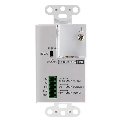 Transmisor HDMI / 4K 60Hz 4:2:0 / HDBaseT-Lite 40m / PoH / Placa de pared US / 131 pies