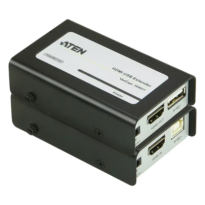 Extensor HDMI/USB / Sobre Cat 5e / 1080p a 40m (131 pies) / 1080i a 60m (197 pies) / HDCP / USB bidireccional