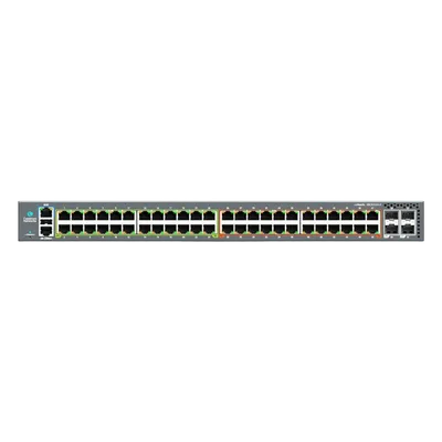 Switch Empresarial / Cloud-Managed / Layer 2-3 / 48 Puertos Gigabit / 6 Puertos SFP28 25G / PoE++ 90W / Dual Power CRPS / 420 Gbps Throughput