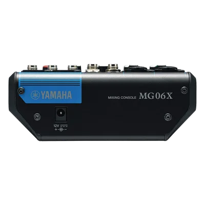 Mezcladora de Audio / 6 Canales / 2 Entradas Micrófono + 4 Entradas Línea / Efectos SPX Integrados / Phantom +48V / Chasis Metálico Compacto