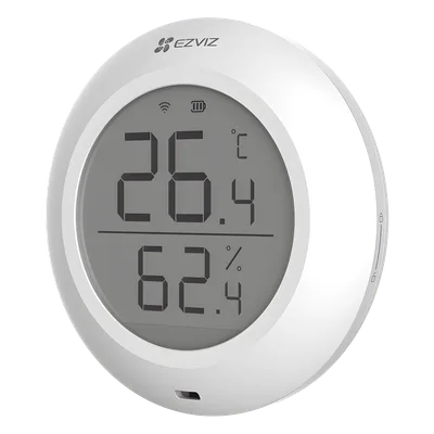 Sensor de Temperatura y Humedad / Zigbee 2.4GHz / Pantalla LCD / Batería CR2450 3V / -10°C a +60°C / 5.28 x 2.03 in