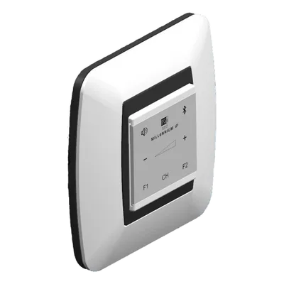 Mando de Audio IP / Control Táctil / Bluetooth 5.0 / Alimentación PoE 802.3af / Montaje en Pared o Superficie