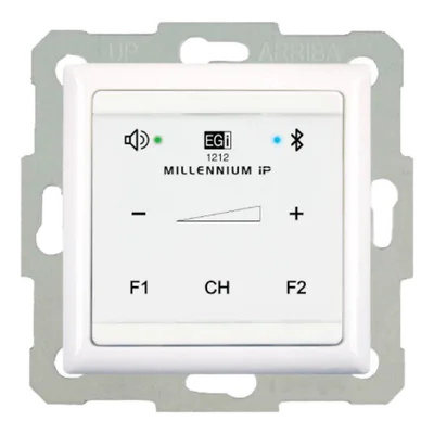 Mando de Audio IP / Control Táctil / Bluetooth 5.0 / Alimentación PoE 802.3af / Montaje en Pared o Superficie