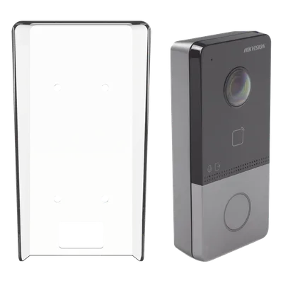 Kit Videoportero IP / 2 Megapixel / PoE IEEE802.3af / IP65 / WDR 129° / 1 Departamento / 6 Monitores / 128 Tarjetas Mifare / 1 Salida Relay / -40°C a +53°C (-40°F a +127°F)