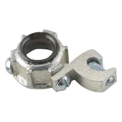 Conector para Conduit Rígido IMC / 1 in (25.4 mm) / Hierro Maleable / Orejeta de Conexión a Tierra / UL y CSA