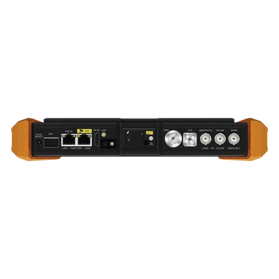 Tester Multifunción / Pantalla Táctil 7" / Prueba IP/HD Coaxial 4K/8K / Wi-Fi Dual Band / TDR 1.2 km (3937 ft) / Medidor de Potencia Óptica / Láser 100 m (328 ft)