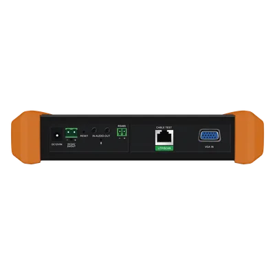 Tester Profesional OTDR y Video / Alcance 150 km (93.2 mi) / Rango Dinámico 34 dB / Pruebas 4K/8K / PoE Integrado / Pantalla 5.4" Táctil / Wi-Fi 2.4 GHz