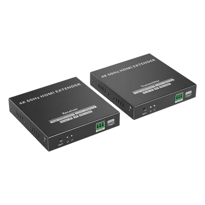 Extensor HDMI / 4K @60Hz / 120 m (393.7 ft) / HDMI 2.0 / HDCP 2.2 / IR Bidireccional / Loop Out