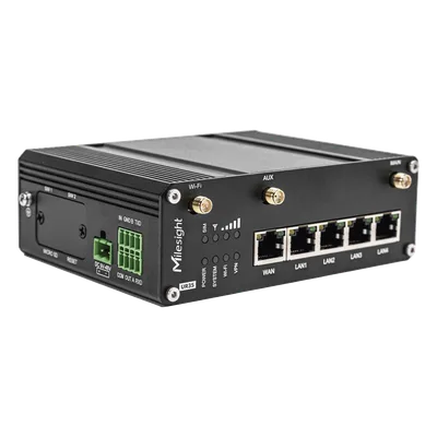 Router Celular Industrial / 4G LTE Dual SIM / WiFi / Ethernet / RS232 / RS485 / IP30 / -40°C a 70°C / 9V-48V DC