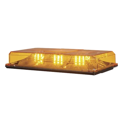 Mini barra de luces / 24 LED / 10 pulgadas / Ámbar / Montaje permanente / SAE J845 Clase 1