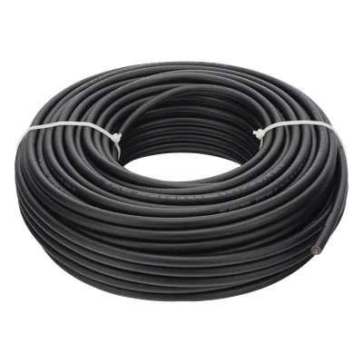Cable Fotovoltaico / 16 mm² (6 AWG) / Cobre 106 Hilos / 2000 V DC / Rango -40°C a 120°C / Resistencia UV y Ozono / Rollo 50 m (164 ft)