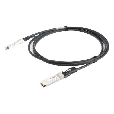 Cable DAC QSFP+ / 40 Gbps Full Duplex / Pasivo Twinax / 3 m (9.84 ft) / Compatible Multimarca
