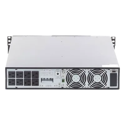 UPS de 3000VA/2700W / Topología On-Line Doble Conversión con Baterías Internas / Entrada y Salida de 120 Vca / Clavija de Entrada NEMA L5-30P / Pantalla LCD Configurable / Formato Rack/Torre