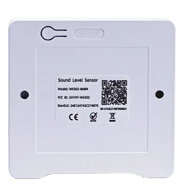 Sensor de Ruido LoRaWAN / Rango 30-120 dBA / Precisión ±3 dB / Ponderación A/C Automática / Batería 4 Años