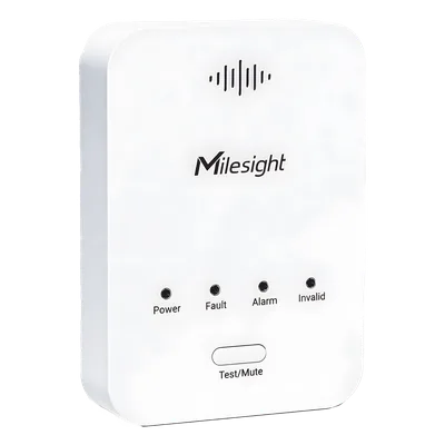 Sensor Detector de Fugas de Gas LoRaWAN / Alarma 85 dB / Salida de Relé y Válvula Solenoide / 800 Registros