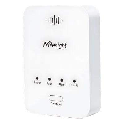 Sensor Detector de Fugas de Gas LoRaWAN / Alarma 85 dB / Salida de Relé y Válvula Solenoide / 800 Registros