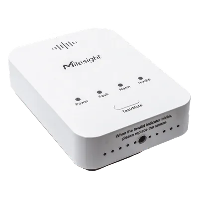 Sensor Detector de Fugas de Gas LoRaWAN / Alarma 85 dB / Salida de Relé y Válvula Solenoide / 800 Registros