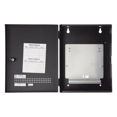 Gabinete Metálico para Módulos de Control / Hasta 2 Módulos / Bisagras Izquierdas / Montaje en Pared / Acero con Pintura en Polvo