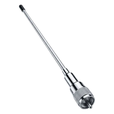 Antena VHF-UHF Marina / 136-512 MHz / 2.1 dBi / 200W / PL-259 Macho / 55.8 cm (22 in) / Omnidireccional 360°