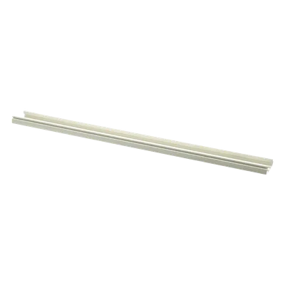Canaleta Base No Metálica / PVC Rígido / 60.3 x 18.5 x 3000 mm / UL94V-0 / 600V / Blanco Mate