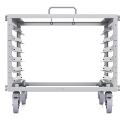 Rack Abierto / 6U / Toolless / Ruedas Bloqueables / Capacidad 80 kg (176 lb) Estático / Acero / NDAA