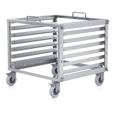 Rack Abierto / 6U / Toolless / Ruedas Bloqueables / Capacidad 80 kg (176 lb) Estático / Acero / NDAA