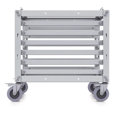 Rack Abierto / 6U / Toolless / Ruedas Bloqueables / Capacidad 80 kg (176 lb) Estático / Acero / NDAA