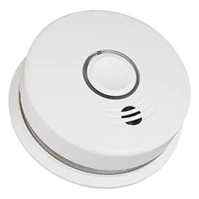 Alarma combinada de humo y CO / Alámbrica 120 V CA 60 Hz / Batería de litio sellada 10 años / Alerta de voz y sirena 85 dB / Interconexión hasta 24 dispositivos