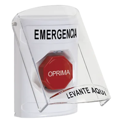 Botón Multipropósito / Emergencia / Reset con Llave / 2 Relevadores Forma C / Alarma 85 dB / Interior