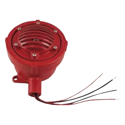 Bocina Vibratone a prueba de explosiones / 24 Vcd / 99 dBA a 10 pies (109 dBA a 1 m) / Roja / NEMA 4X / UL-CSA-cUL