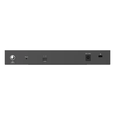 Switch Administrable / 8 Puertos PoE+ / 130 W / 2 Uplinks Gigabit / 20 Gb/s / Sin Ventilador