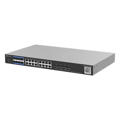 OLT Switch Híbrido Capa 3 / 8 PON 1G / 16 Ethernet 1G / 4 SFP+ 10G / 256 ONUs / 1U Rack / 17.32 x 10.24 x 1.72 in