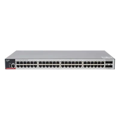 Switch Administrable L2+ / 48 Puertos Gigabit / 4 Uplink SFP 2.5G / 116 Gbps / 1U Rack