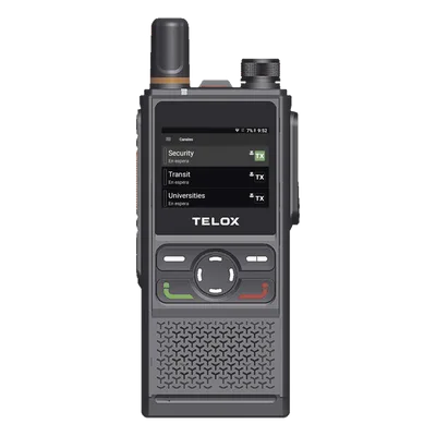 Kit Radio PoC / IP67 / Doble SIM LTE Global / Batería 4000 mAh / Audio 3W / Pantalla 2"