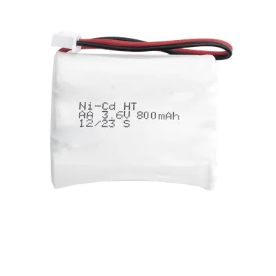 Batería de Níquel-Cadmio / 3.6V CC / 800 mAh / Luz de Emergencia