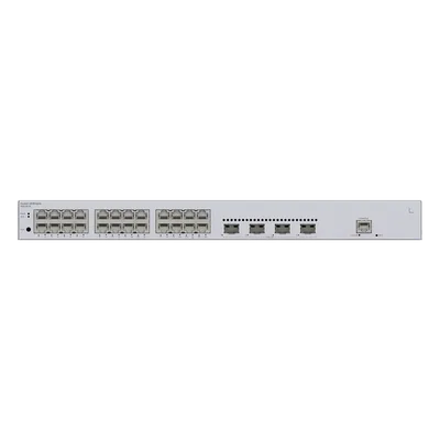 Switch Administrable Capa 2 / 24 Puertos Gigabit / 4 Uplink 10GE SFP+ / Capacidad 128 Gbps / Diseño 1U Rack