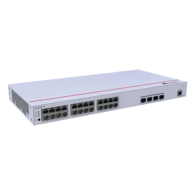 Switch Capa 3 Administrable / 24 Puertos Gigabit PoE / 4 SFP Uplink / 56 Gbps / PoE Perpetuo 400W / iStack