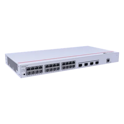 Switch Capa 3 Administrable / 24 Puertos Gigabit / 4 SFP Uplink / iStack / 56 Gbps / Administración Nube Gratuita