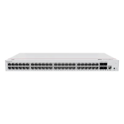 Switch Capa 3 Administrable / 48 Puertos Gigabit PoE / 4 SFP Uplink / 104 Gbps / PoE Perpetuo 380W / iStack