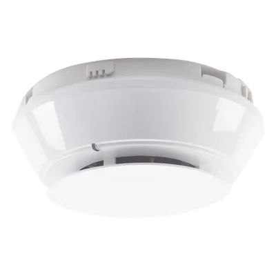 Detector Direccionable de Monóxido de Carbono / Comunicación Integral / Dirección por Interruptores Giratorios / Vida Útil de Célula 10 Años / UL 2075 / Protocolo FlashScan