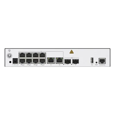 Controladora de Puntos de Acceso / 10 puertos Gigabit / 2 puertos 10GE SFP+ / Hotspot 2.0 / Roaming Capa 2 y 3 / Rendimiento 10 Gbps / 256 APs / 2048 Clientes