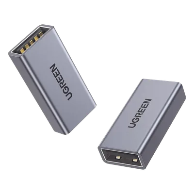 Adaptador USB-A Hembra a USB-A Hembra / USB 3.0 / Velocidades de Transferencia de Datos de Hasta 5 Gbps / Carcasa de Aluminio / Compacto y Portátil / Plug & Play / Compatible con Versiones Anteriores