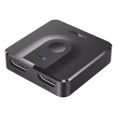 Switch HDMI Bidireccional / 4K 60Hz / HDR / 3D / Dolby Atmos / Metal / Sin Alimentación Externa