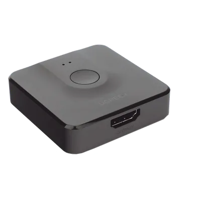 Switch HDMI Bidireccional / 4K 60Hz / HDR / 3D / Dolby Atmos / Metal / Sin Alimentación Externa