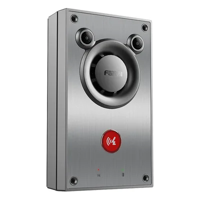 Intercomunicador IP de Emergencia / Altavoz 10W / 2 Líneas SIP / IP66 e IK10 / PoE 802.3af / Rango -40°C a 70°C