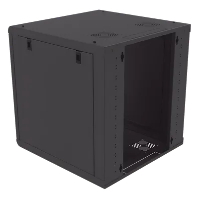 Gabinete de Pared 12U / 635 mm Profundidad (2.08 ft) / Acero Reforzado Calibre 18 / Puerta Cristal Templado / Capacidad 100 kg