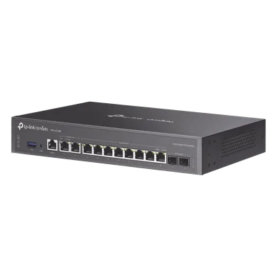 Router Empresarial Multi-WAN / 11 Puertos WAN con Balanceo de Carga / 2 Puertos 2.5 Gigabit / 8 Puertos Gigabit / 2 Puertos SFP / 1,000,000 Sesiones Concurrentes / USB 3.0