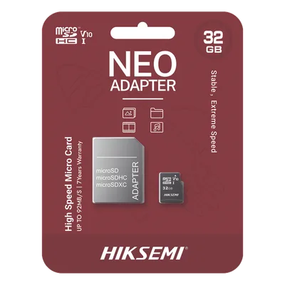 Memoria microSD / 32 GB / Clase 10 / Lectura 92 MB/s / Escritura 50 MB/s / NAND TLC / Adaptador SD Incluido