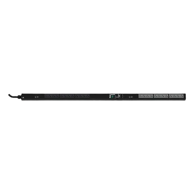 PDU Monitoreable / 24 Salidas NEMA 5-20R / Entrada NEMA L5-30P / 120 Vca / 30 Amp / Instalación Vertical / Cable 3 m (9.8 ft)